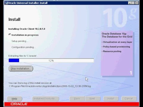 install oracle 9i client on windows 7 64 bit